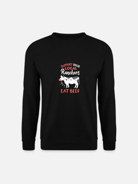 Farmer cattle - Unisex Sweatshirt - black
