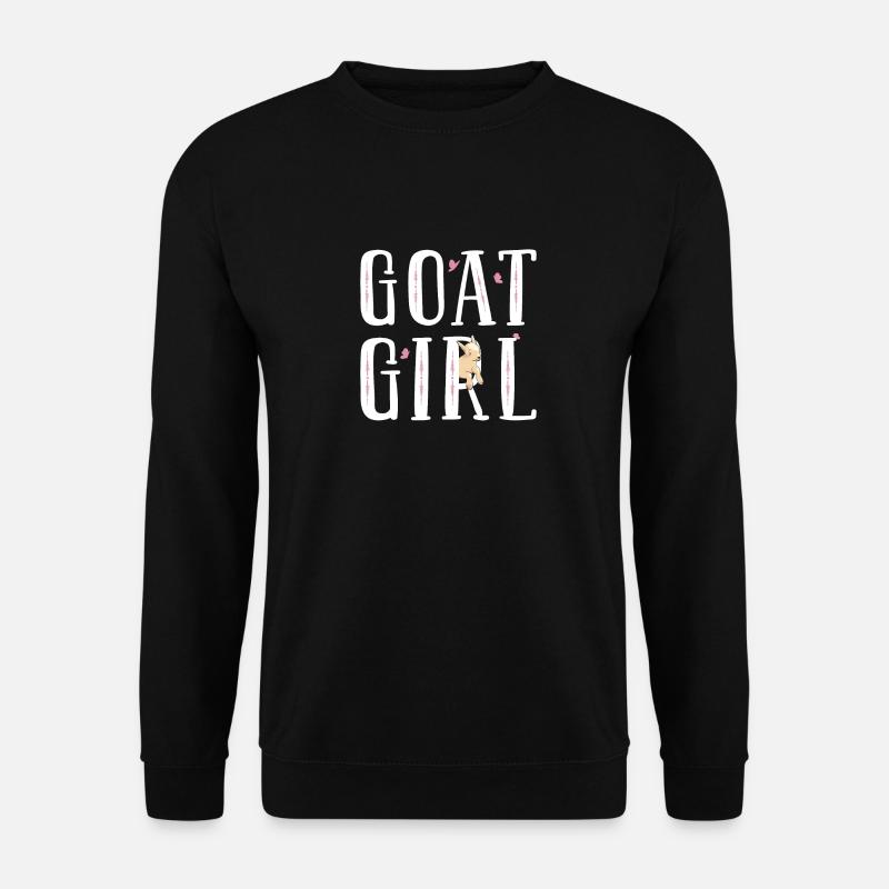 Ziege Ziegenbock - Unisex Pullover - Schwarz