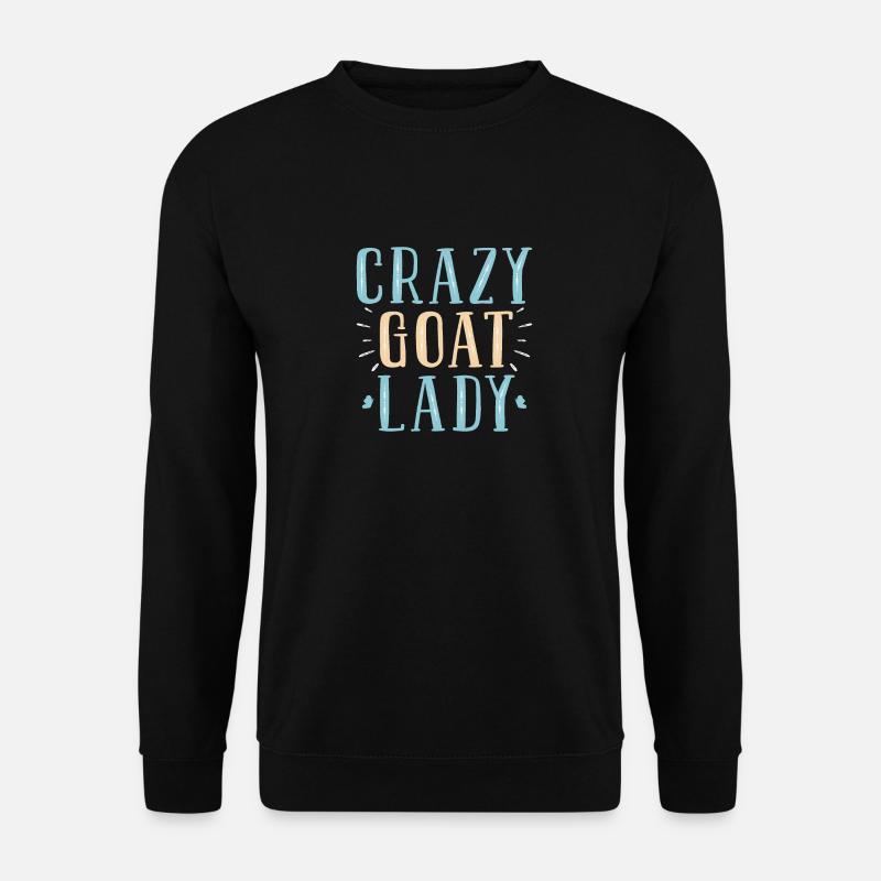 Ziege Ziegenbock - Unisex Pullover - Schwarz