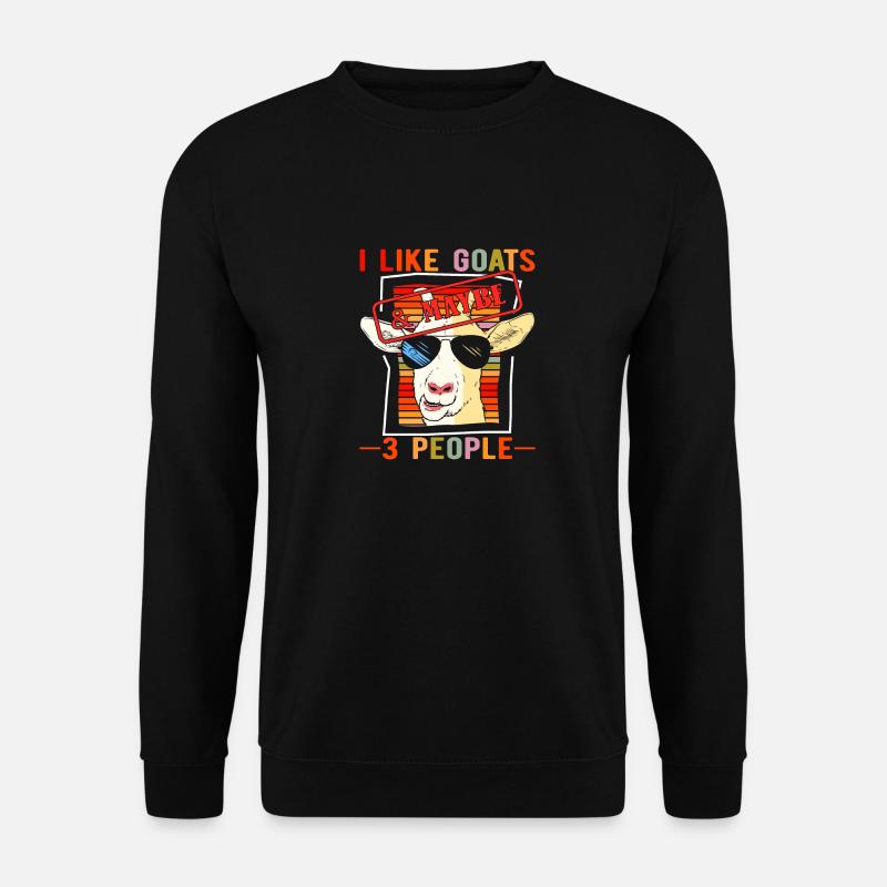 Chèvre Chèvre - Sweat-shirt Unisexe - noir