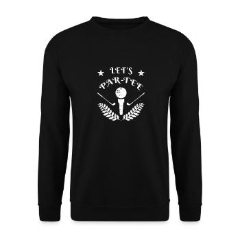 Golf Golfeurs Golfeurs - Sweat-shirt Unisexe - noir - Devant - Alina (178cm) & Michal (187cm)