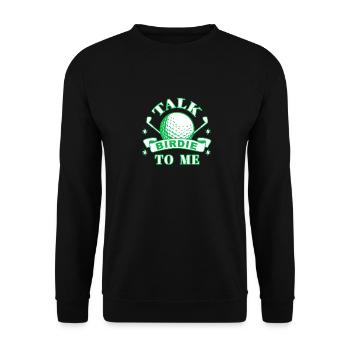 Golf Golfeurs Golfeurs - Sweat-shirt Unisexe - noir - Devant - Alina (178cm) & Michal (187cm)
