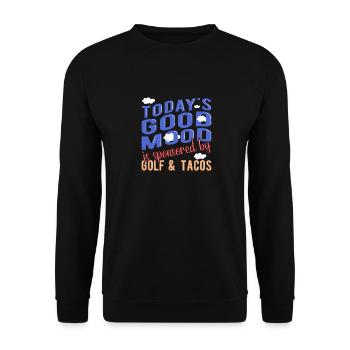 Golf Golfeurs Golfeurs - Sweat-shirt Unisexe - noir - Devant - Alina (178cm) & Michal (187cm)