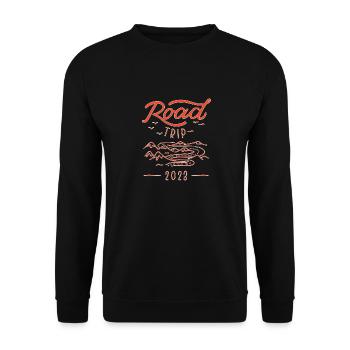 Road Trip - Sweat-shirt Unisexe - noir - Devant - Alina (178cm) & Michal (187cm)
