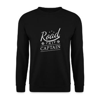 Road Trip - Sweat-shirt Unisexe - noir - Devant - Alina (178cm) & Michal (187cm)