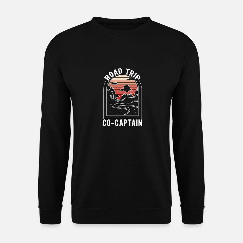 Road Trip - Unisex Sweatshirt - black