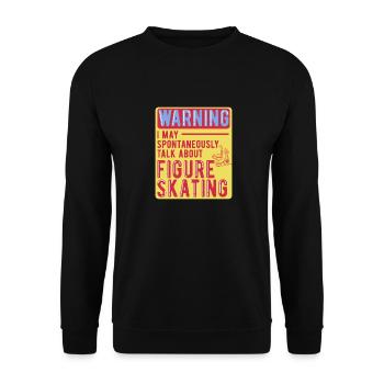 Eiskunstlauf - Unisex Pullover - Schwarz - Vorne - Alina (178cm) & Michal (187cm)
