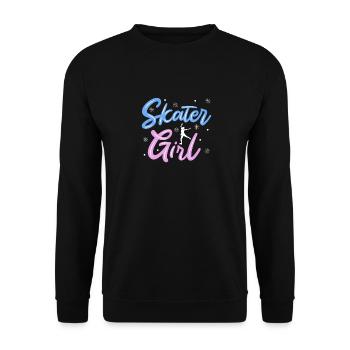 Eiskunstlauf - Unisex Pullover - Schwarz - Vorne - Alina (178cm) & Michal (187cm)
