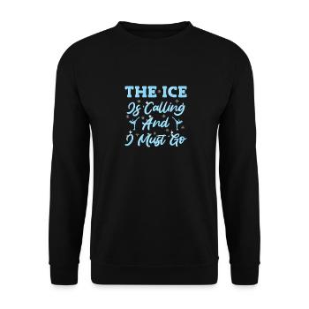 Eiskunstlauf - Unisex Pullover - Schwarz - Vorne - Alina (178cm) & Michal (187cm)