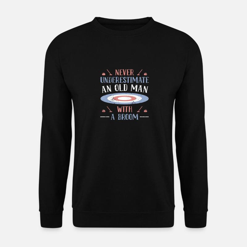 Curling - Unisex Pullover - Schwarz