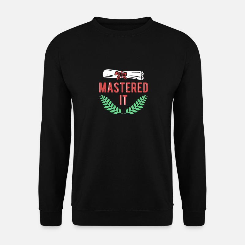 Master's degree University - Unisex Sweatshirt - black