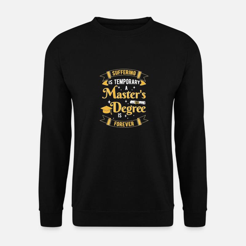 Master Abschluss Universität - Unisex Pullover - Schwarz