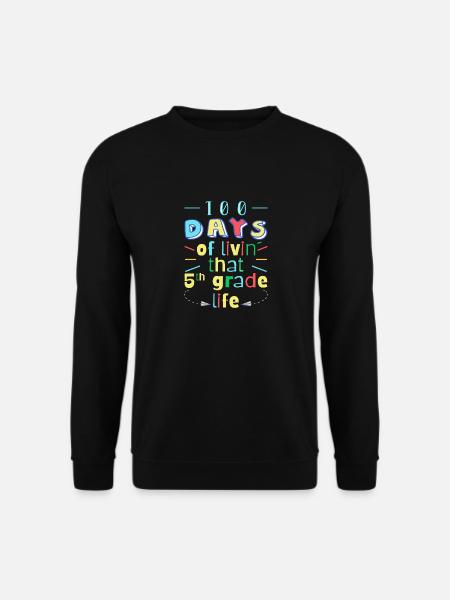 100 Days Of School - Unisex Sweatshirt - black