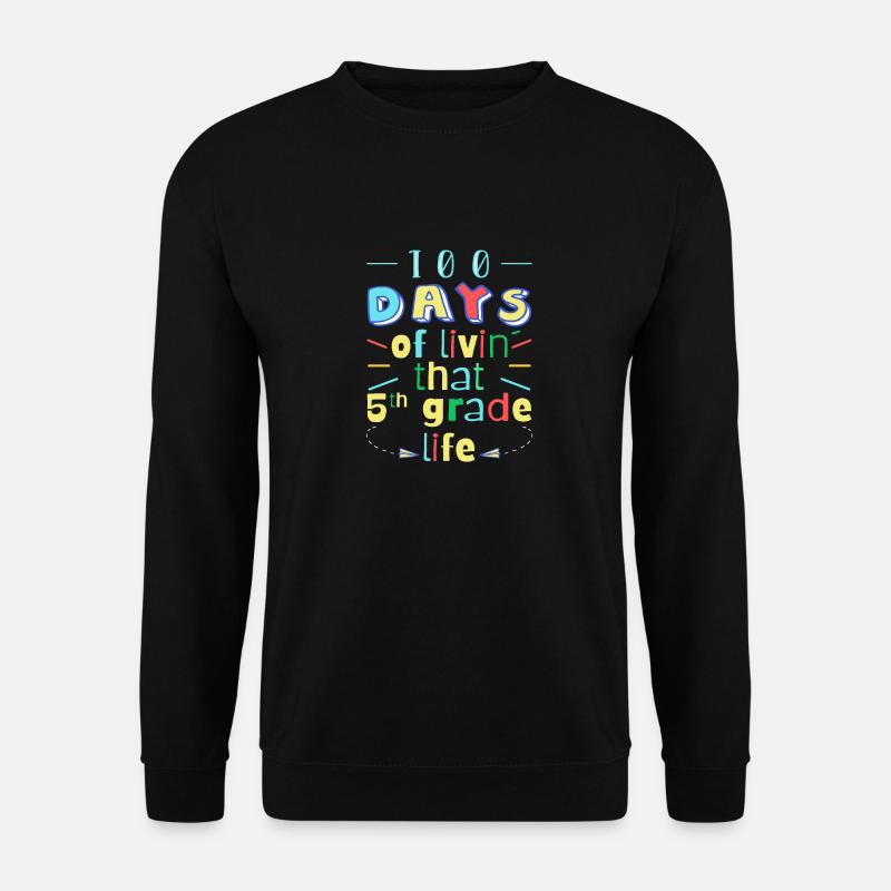 100 jours d’école - Sweat-shirt Unisexe - noir