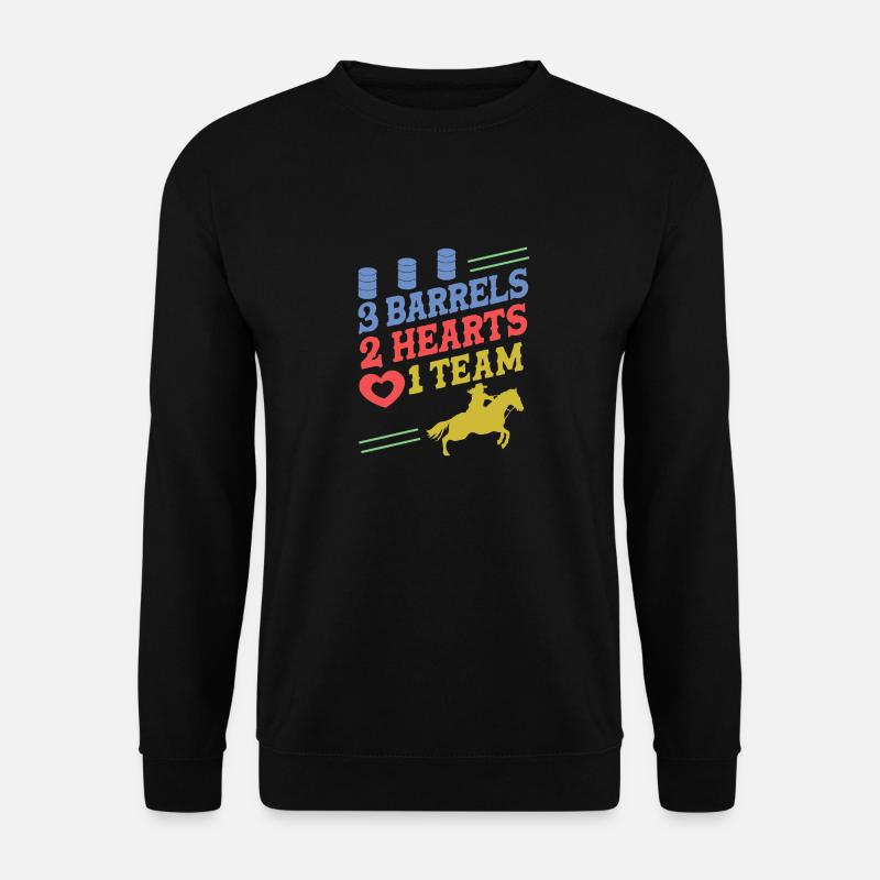 Barrel Racing - Unisex Sweatshirt - black