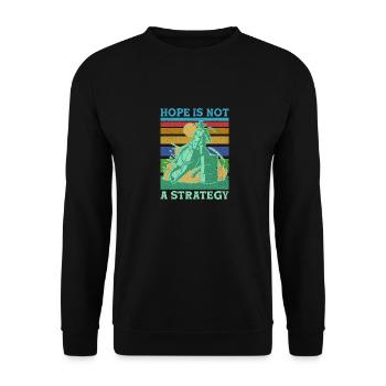 Barrel Racing - Unisex Sweatshirt - black - Front - Alina (178cm) & Michal (187cm)