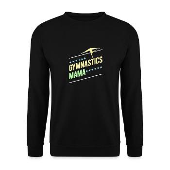 Gymnastik Turnen Turner - Unisex Pullover - Schwarz - Vorne - Alina (178cm) & Michal (187cm)