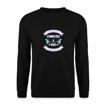 Gymnastics Gymnastics Gymnasts - Unisex Sweatshirt - black - Front - Alina (178cm) & Michal (187cm)