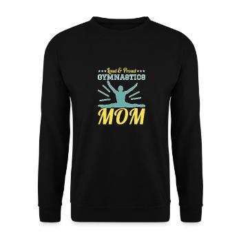 Gymnastik Turnen Turner - Unisex Pullover - Schwarz - Vorne - Alina (178cm) & Michal (187cm)