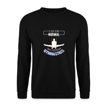 Gymnastique Gymnastique Gymnastes - Sweat-shirt Unisexe - noir - Devant - Alina (178cm) & Michal (187cm)