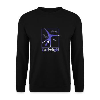 Gymnastics Gymnastics Gymnasts - Unisex Sweatshirt - black - Front - Alina (178cm) & Michal (187cm)