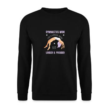 Gymnastique Gymnastique Gymnastes - Sweat-shirt Unisexe - noir - Devant - Alina (178cm) & Michal (187cm)