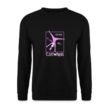 Gymnastics Gymnastics Gymnasts - Unisex Sweatshirt - black - Front - Alina (178cm) & Michal (187cm)