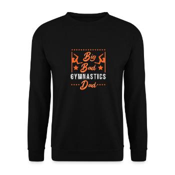 Gymnastics Gymnastics Gymnasts - Unisex Sweatshirt - black - Front - Alina (178cm) & Michal (187cm)