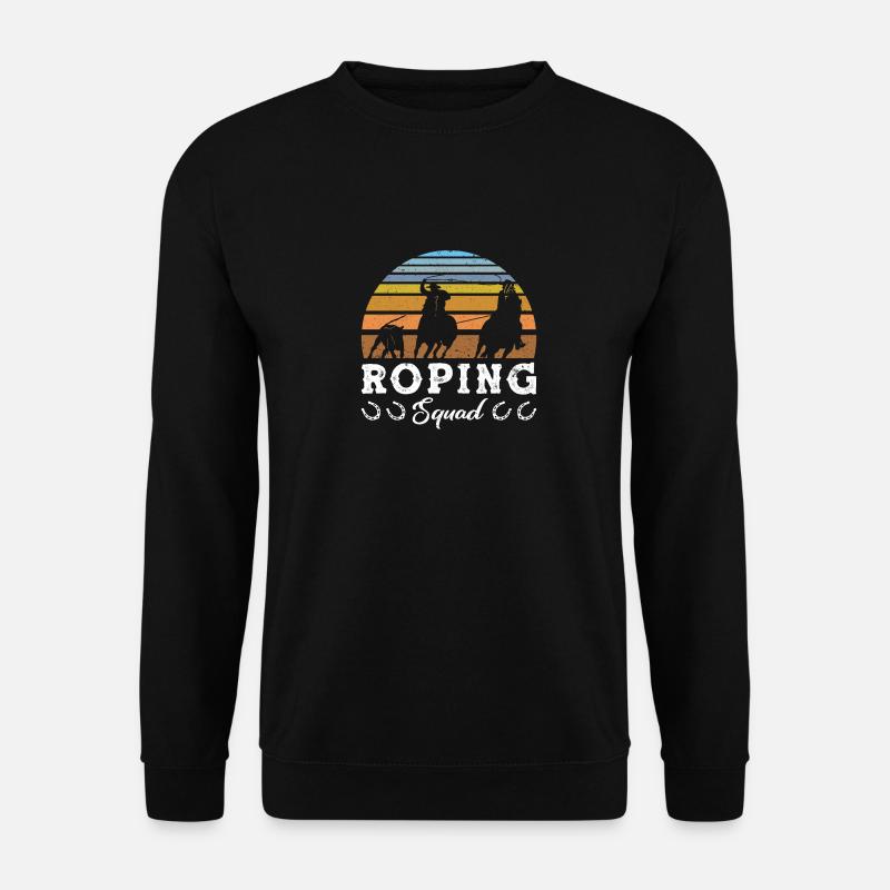 Équipe Roping - Sweat-shirt Unisexe - noir