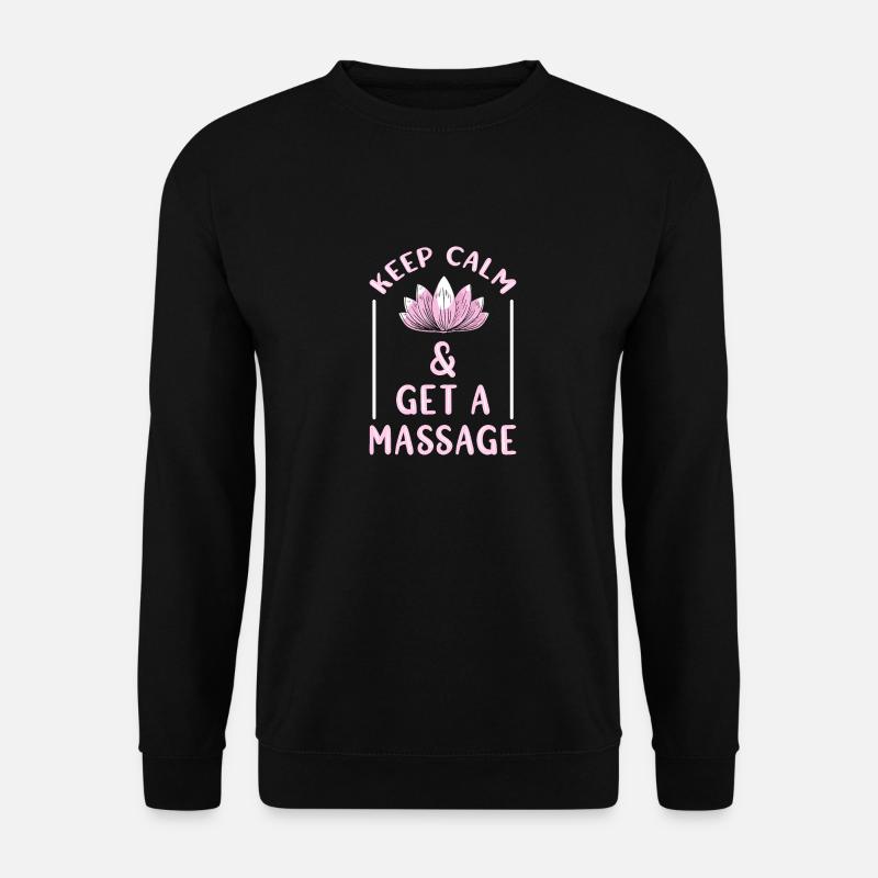 Masseuse therapy massage - Unisex Sweatshirt - black