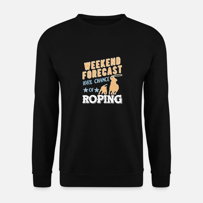 Team Roping - Unisex Sweatshirt - black