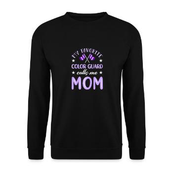 Color Guard - Unisex Sweatshirt - black - Front - Alina (178cm) & Michal (187cm)