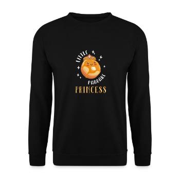 Pfannkuchen - Unisex Pullover - Schwarz - Vorne - Alina (178cm) & Michal (187cm)