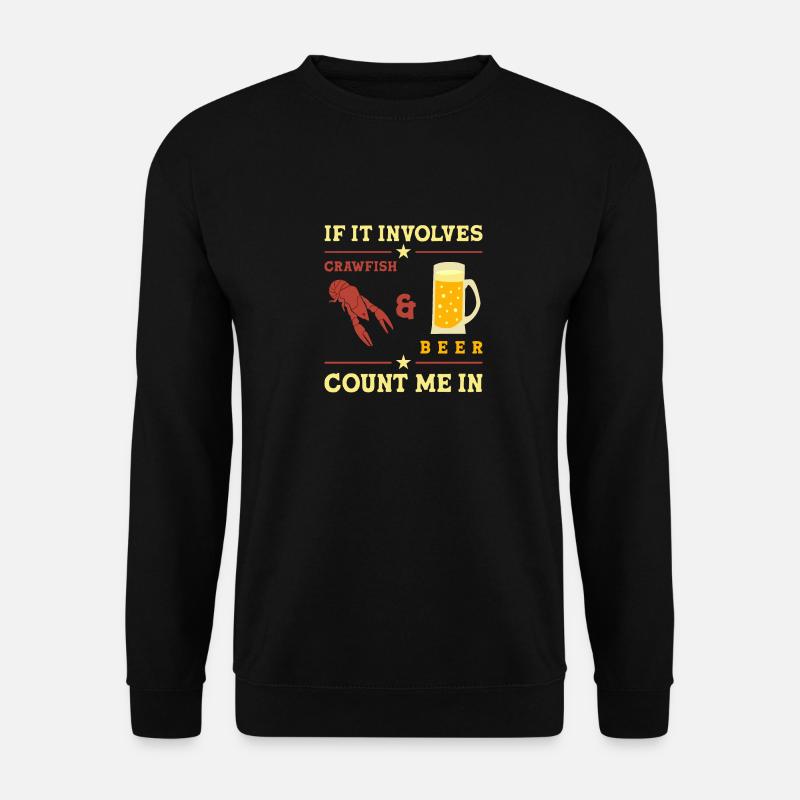 Langusten Languste - Unisex Pullover - Schwarz