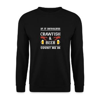 Langusten Languste - Unisex Pullover - Schwarz - Vorne - Alina (178cm) & Michal (187cm)