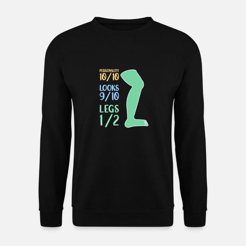 Rollstuhl Rollstuhlfahrer - Unisex Pullover - Schwarz