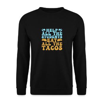 Paraprofessional - Unisex Sweatshirt - black - Front - Alina (178cm) & Michal (187cm)