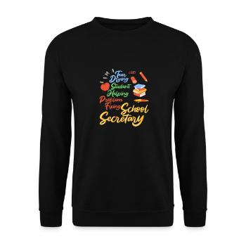 Paraprofessional - Unisex Sweatshirt - black - Front - Alina (178cm) & Michal (187cm)