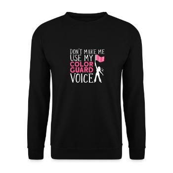 Color Guard - Unisex Sweatshirt - black - Front - Alina (178cm) & Michal (187cm)