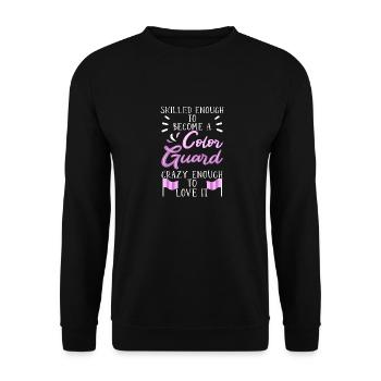 Color Guard - Unisex Pullover - Schwarz - Vorne - Alina (178cm) & Michal (187cm)