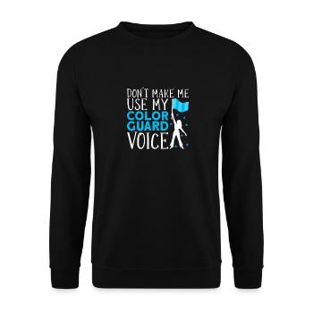 Color Guard - Unisex Pullover - Schwarz - Vorne - Alina (178cm) & Michal (187cm)