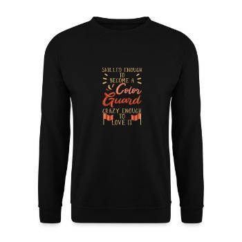 Color Guard - Unisex Sweatshirt - black - Front - Alina (178cm) & Michal (187cm)