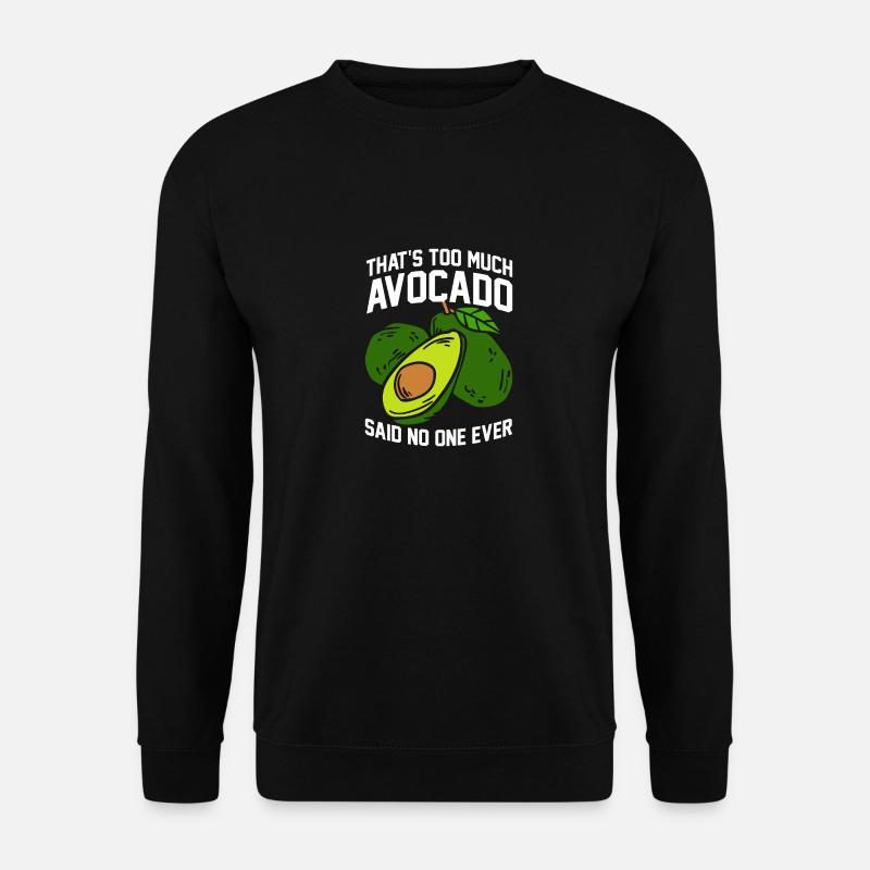 Avocado - Unisex Pullover - Schwarz