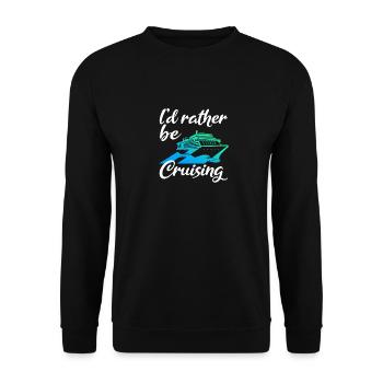 Cruise Cruise Ship - Unisex Sweatshirt - black - Front - Alina (178cm) & Michal (187cm)