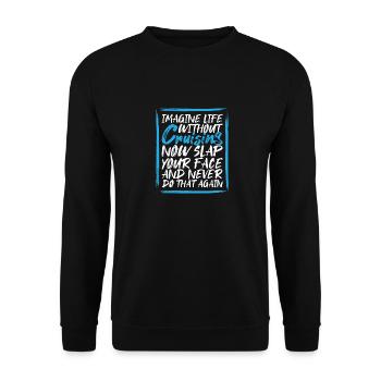 Cruise Cruise Ship - Unisex Sweatshirt - black - Front - Alina (178cm) & Michal (187cm)