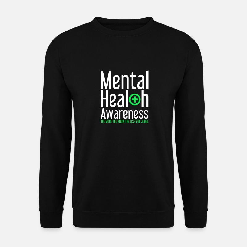 Mental Health Mentale Gesundheit - Unisex Pullover - Schwarz