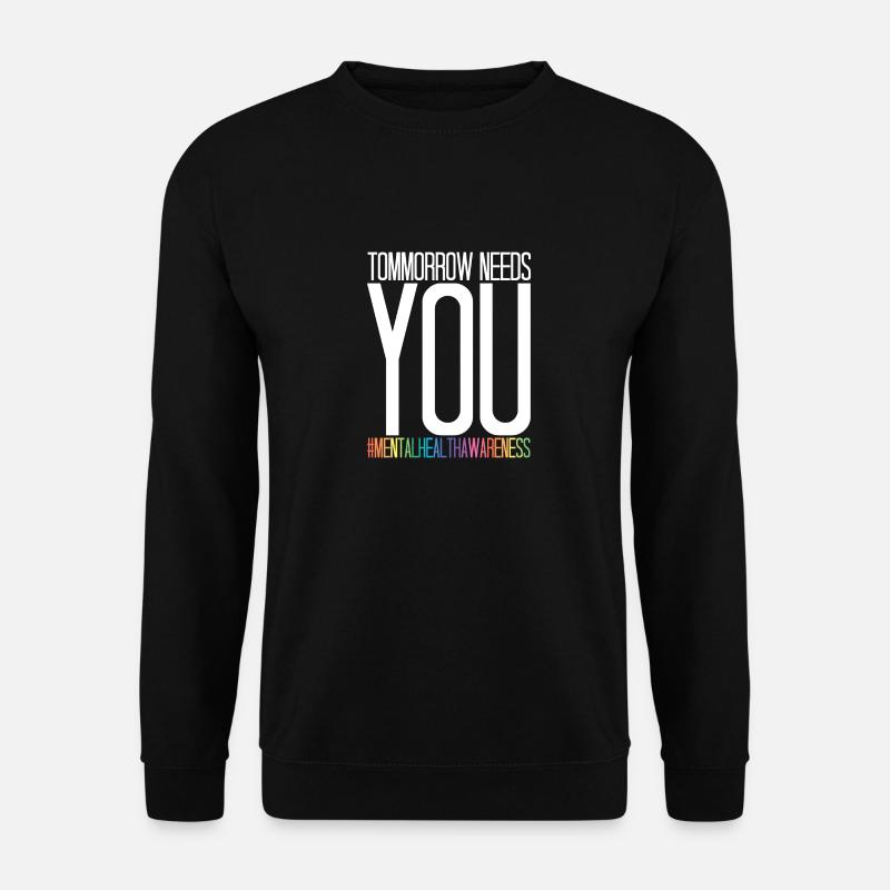 Mental Health Mentale Gesundheit - Unisex Pullover - Schwarz