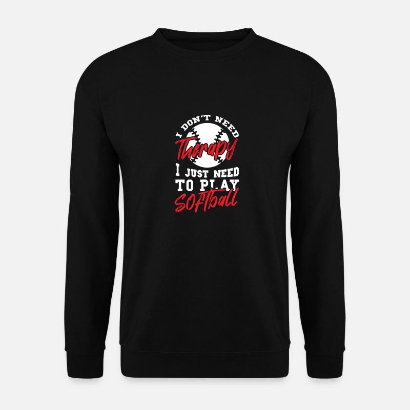 Softball - Unisex Sweatshirt - black