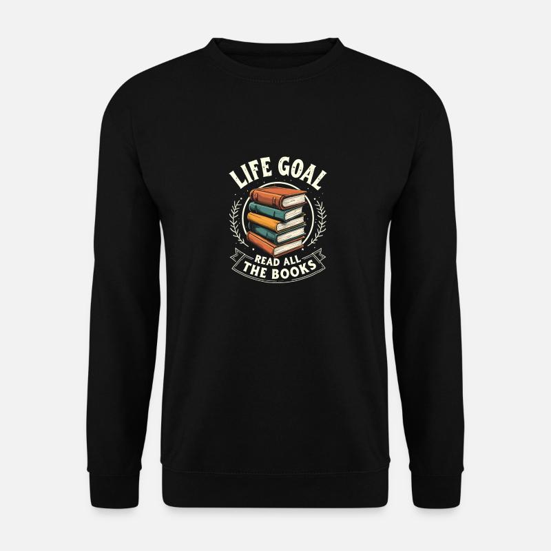 Read all books - Unisex Sweatshirt - black