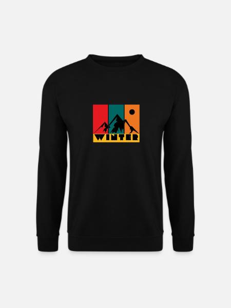 Winter Design - Unisex Pullover - Schwarz
